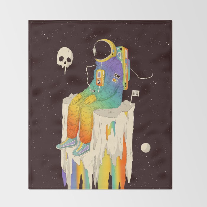 Ponder Until You Lose Yourself Throw Blanket Gallery Image 2