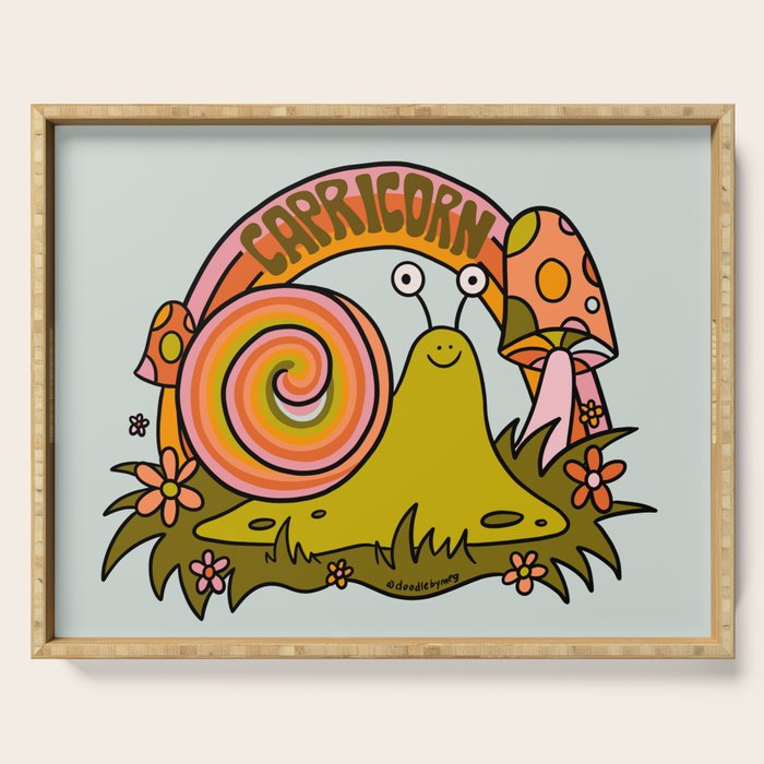 Capricorn Snail Serving Tray Gallery Image 1