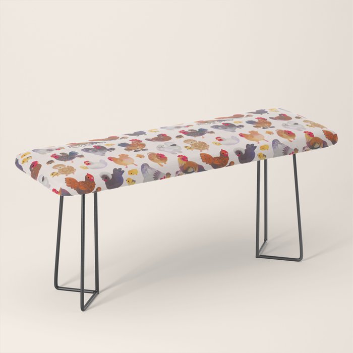 Chicken and Chick Bench Gallery Image 1
