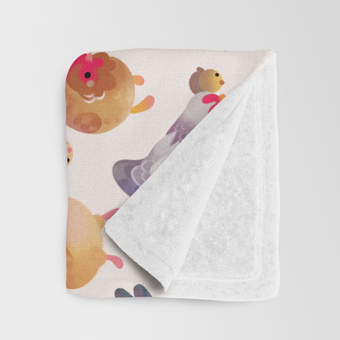 Chicken and Chick Throw Blanket Gallery Image 3
