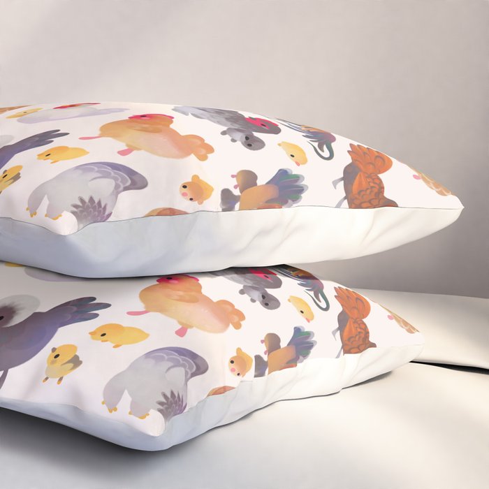 Chicken and Chick Pillow Sham Gallery Image 3