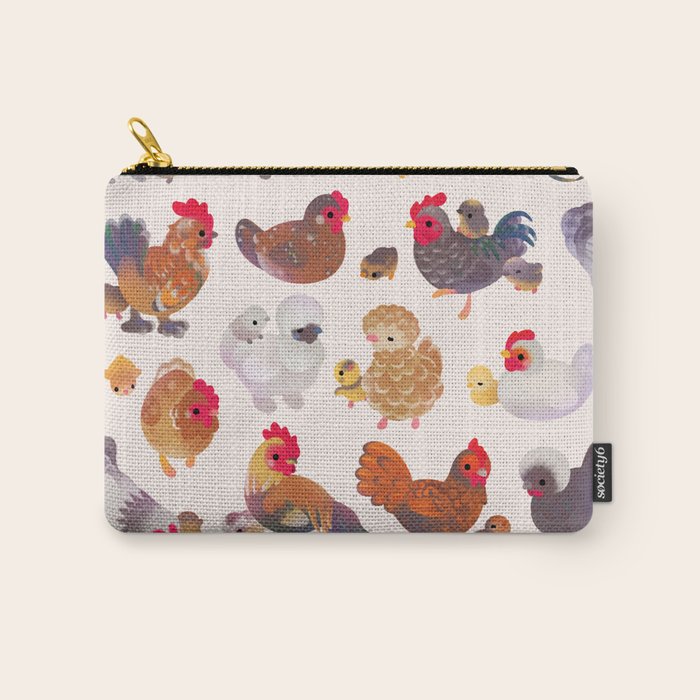 Chicken and Chick Carry All Pouch Gallery Image 1
