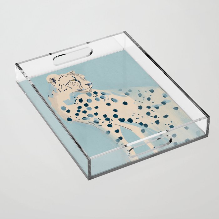 Cheetah 14 Acrylic Tray Gallery Image 1