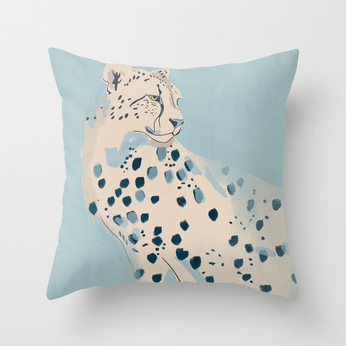 Cheetah 14 Throw Pillow Gallery Image 1