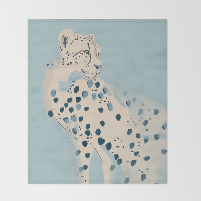 Cheetah 14 Throw Blanket Gallery Image 2