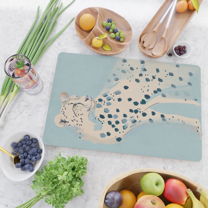 Cheetah 14 Cutting Board Gallery Image 2