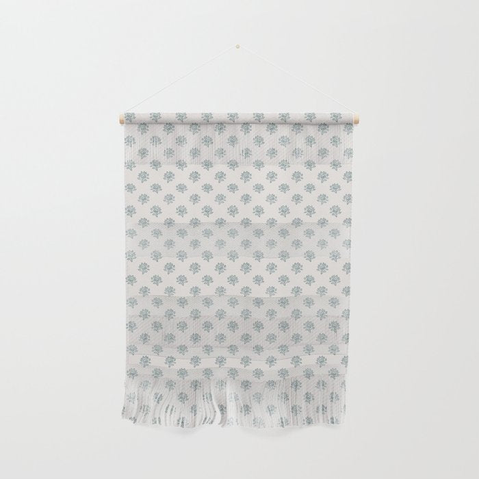 Small Distressed Block Print - Seaglass Wall Hanging Gallery Image 1