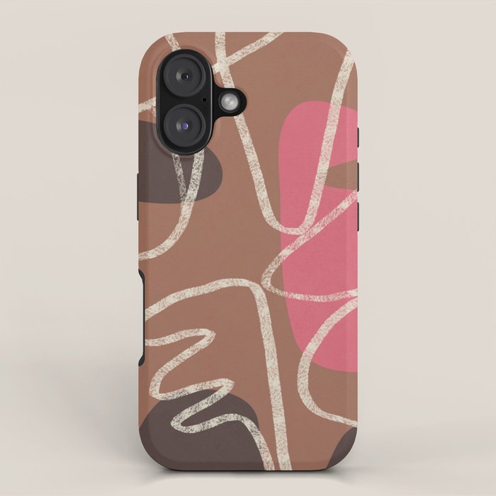 Organic Minimalist Layers 2 iPhone Case Gallery Image 1