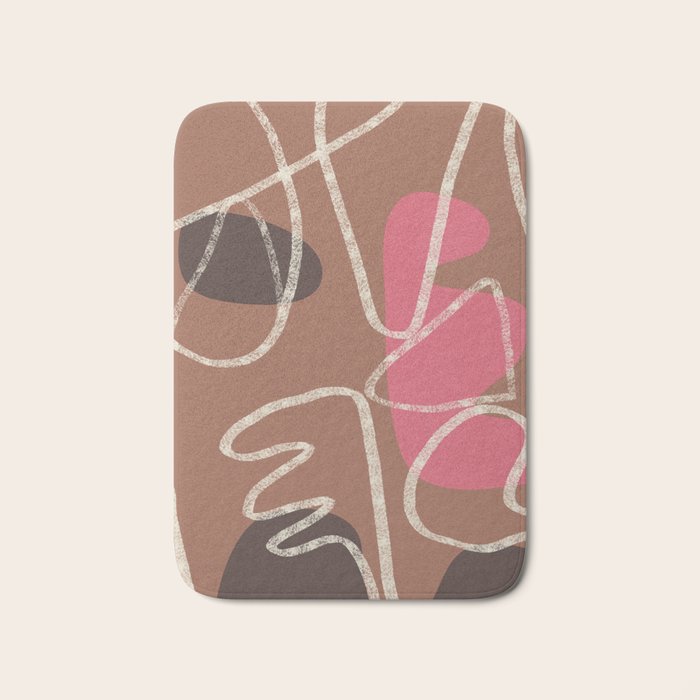 Organic Minimalist Layers 2 Bath Mat Gallery Image 1