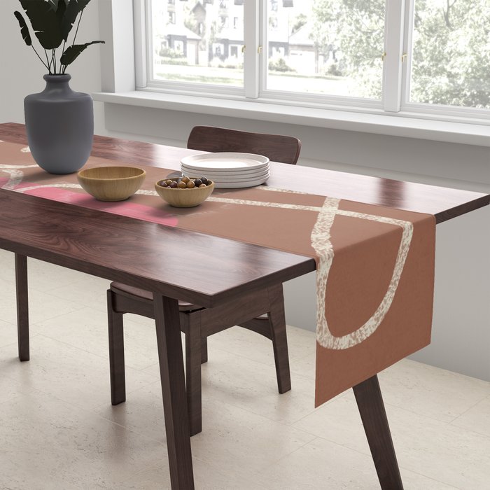 Organic Minimalist Layers 2 Table Runner Gallery Image 2