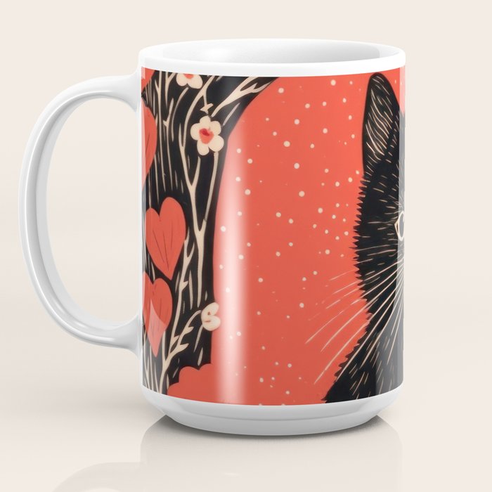 Valentines Kitty Coffee Mug Gallery Image 3