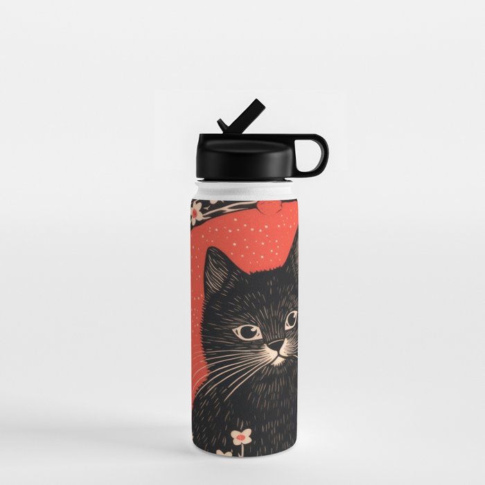 Valentines Kitty Water Bottle Gallery Image 1