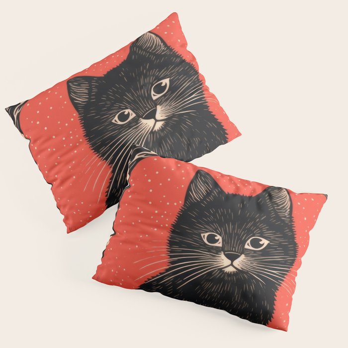 Valentines Kitty Pillow Sham Gallery Image 1