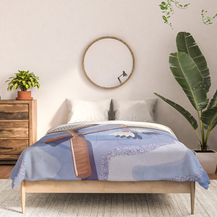 Badminton Retro Swirls Comforter Gallery Image 3