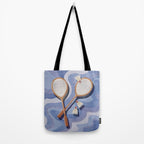 Badminton Retro Swirls Tote Bag Gallery Image 2