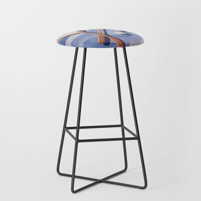 Badminton Retro Swirls Stool Gallery Image 1