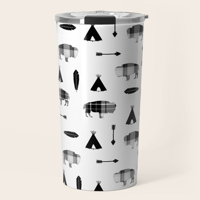 Buffalo Tribe Travel Mug Gallery Image 1