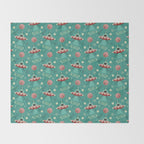Atomic Cats in Space - ©studioxtine Throw Blanket Gallery Image 2