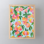 Peach Garden Mini Art Print Gallery Image 1