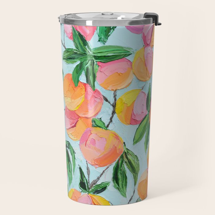 Peach Garden Travel Mug Gallery Image 2