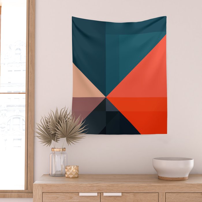 Geometric 1713 Wall Tapestry Gallery Image 2