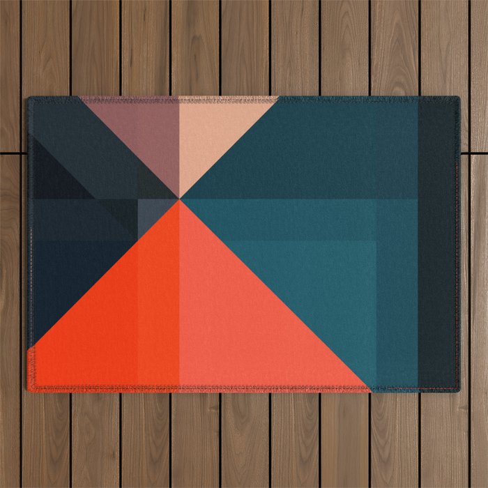 Geometric 1713 Outdoor Rug Gallery Image 1
