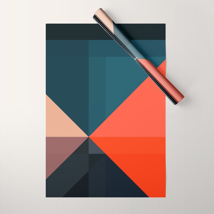 Geometric 1713 Wrapping Paper Gallery Image 1