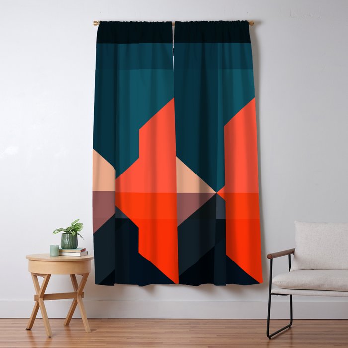 Geometric 1713 Window Curtain Gallery Image 1