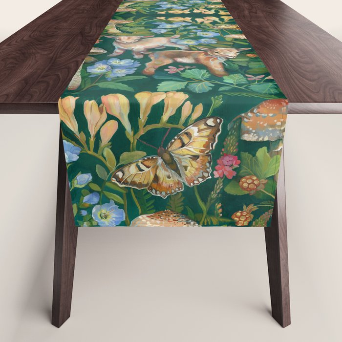 Baby Goat Garden Table Runner Gallery Image 1