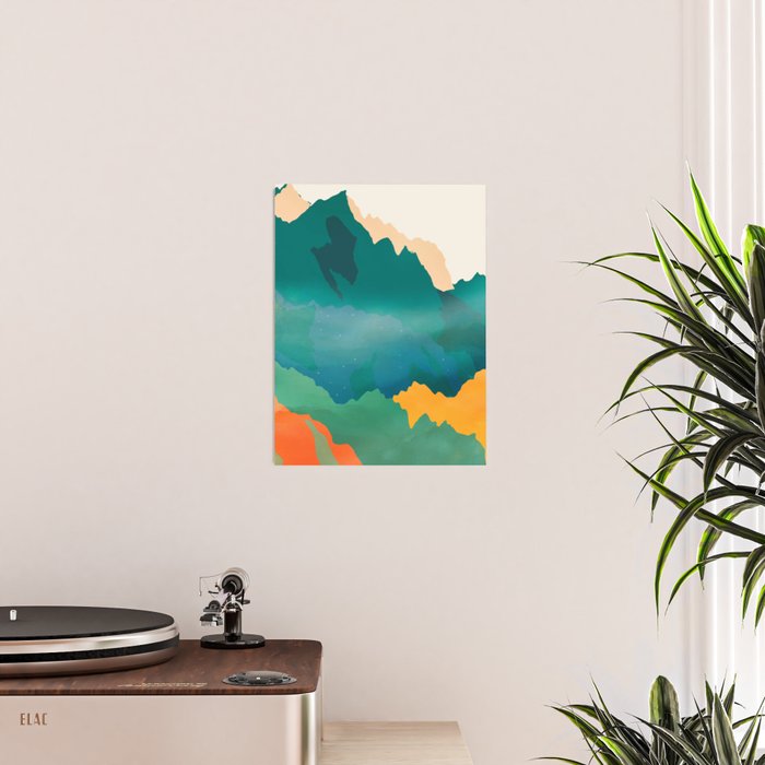 Abstract Mountains I Poster Gallery Image 2