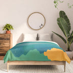 Abstract Mountains I Comforter Gallery Image 3