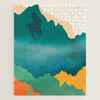 Abstract Mountains I Jigsaw Puzzle Gallery Image 1
