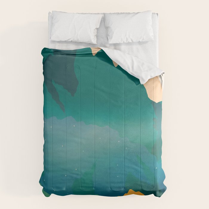 Abstract Mountains I Comforter Gallery Image 6