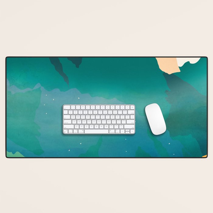 Abstract Mountains I Desk Mat Gallery Image 1