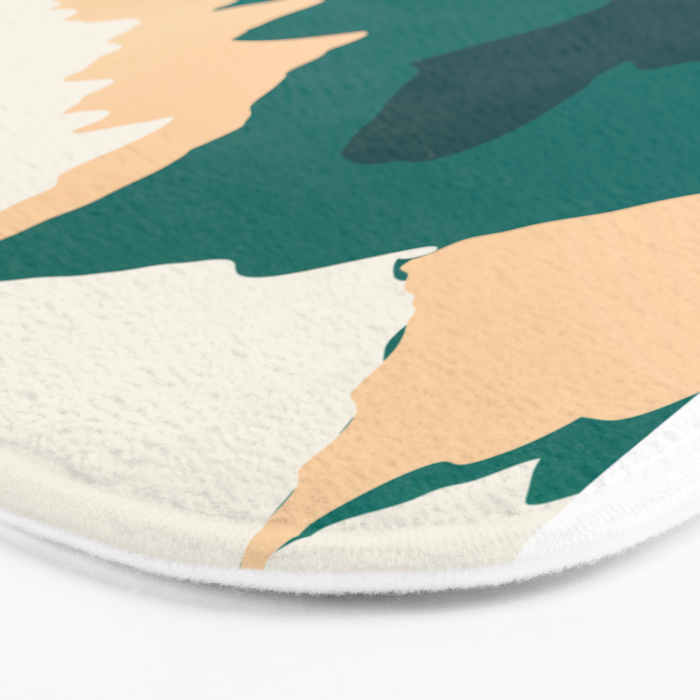 Abstract Mountains I Bath Mat Gallery Image 3