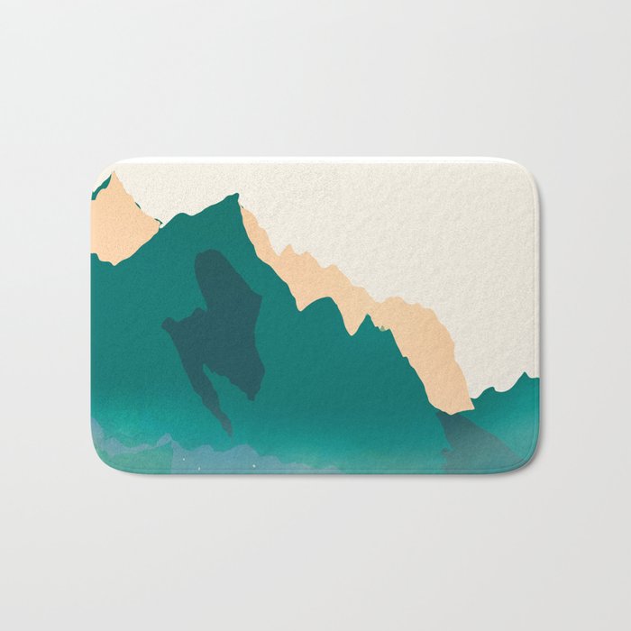 Abstract Mountains I Bath Mat Gallery Image 1