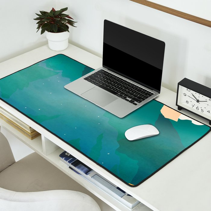 Abstract Mountains I Desk Mat Gallery Image 2