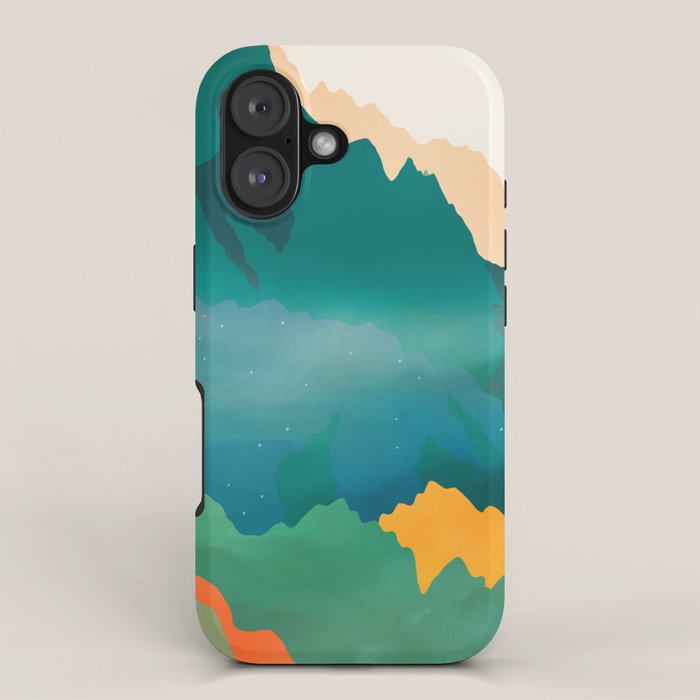 Abstract Mountains I iPhone Case Gallery Image 1