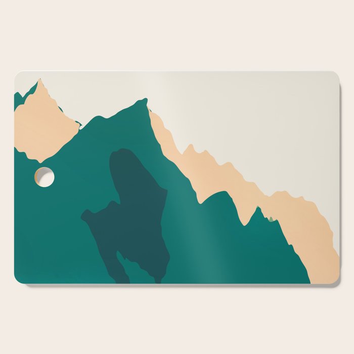 Abstract Mountains I Cutting Board Gallery Image 1