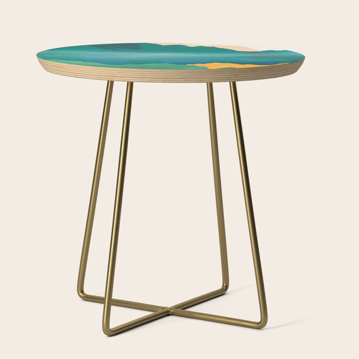 Abstract Mountains I Side Table Gallery Image 1