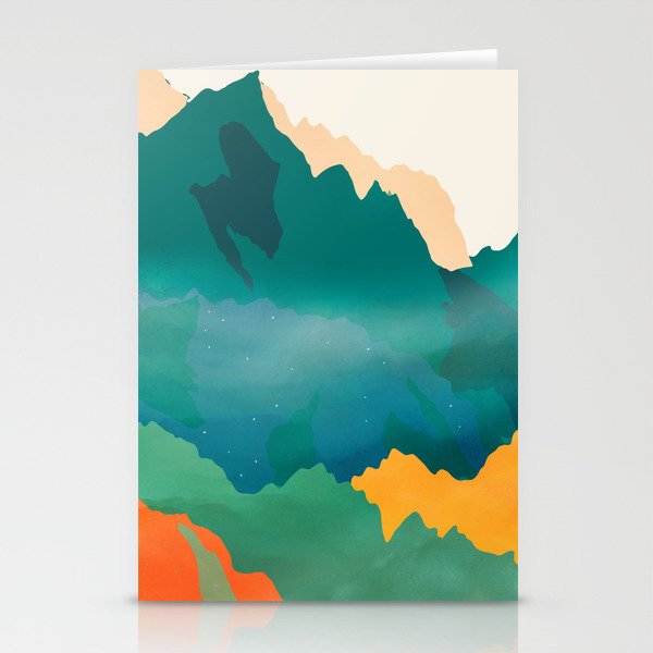 Abstract Mountains I Stationery Card Gallery Image 2