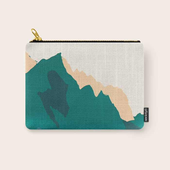 Abstract Mountains I Carry All Pouch Gallery Image 1