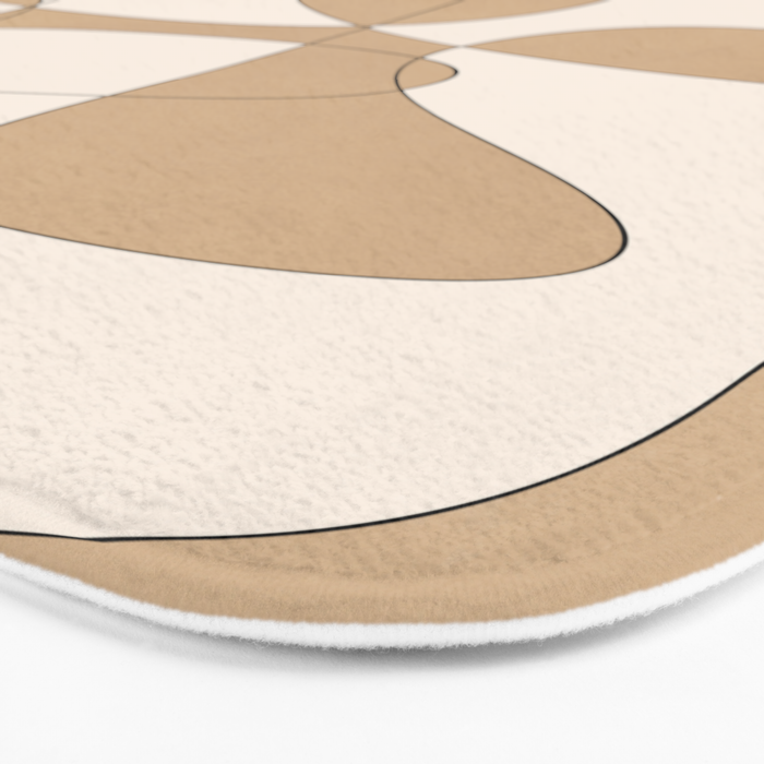 Abstract line art 25 Bath Mat Gallery Image 3