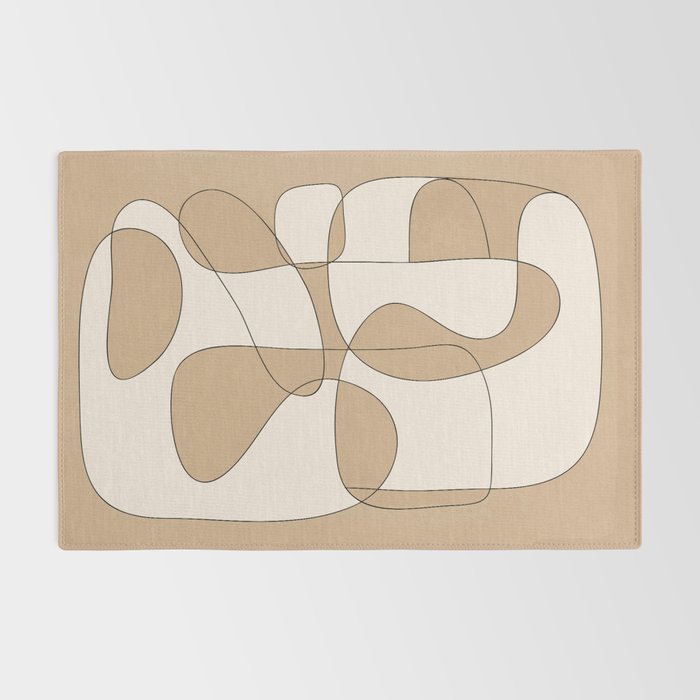 Abstract line art 25 Rug Gallery Image 2