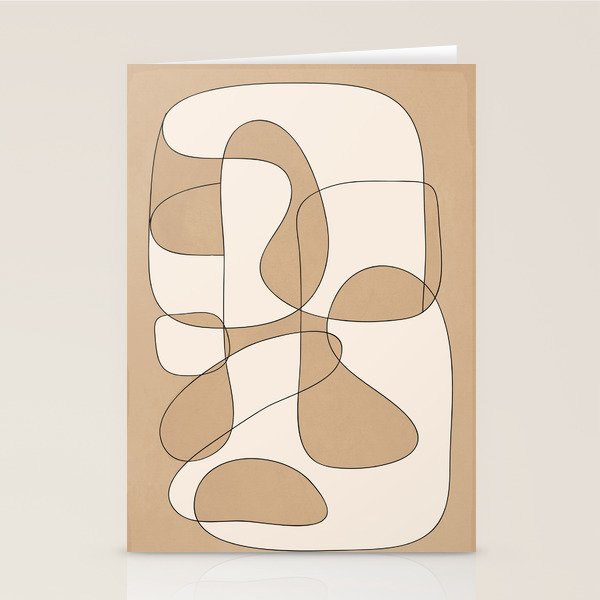 Abstract line art 25 Stationery Card Gallery Image 2