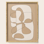 Abstract line art 25 Serving Tray Gallery Image 1