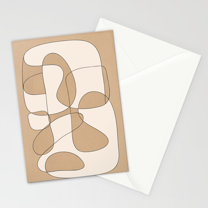 Abstract line art 25 Stationery Card Gallery Image 2