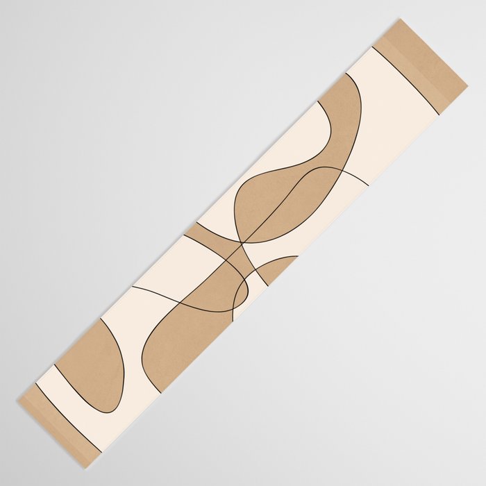 Abstract line art 25 Table Runner Gallery Image 3