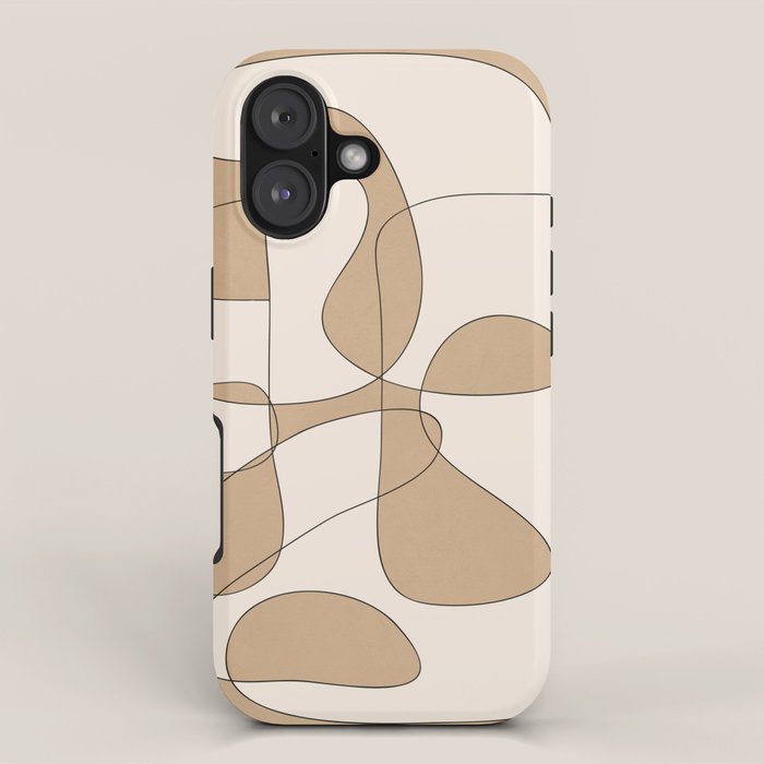 Abstract line art 25 iPhone Case Gallery Image 1