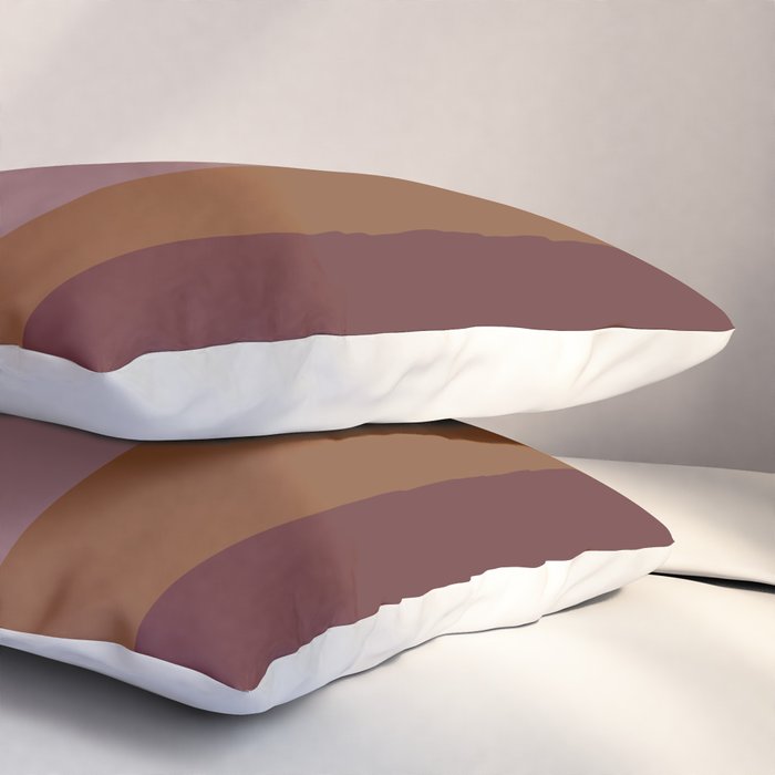 Retro Minimalism - Purple Autumn Pillow Sham Gallery Image 3